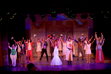 Students performing a play. Links to Closely Held Business Stock